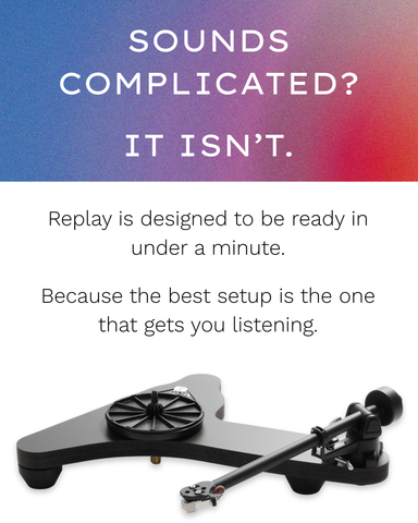REGA - REPLAY TURNTABLE