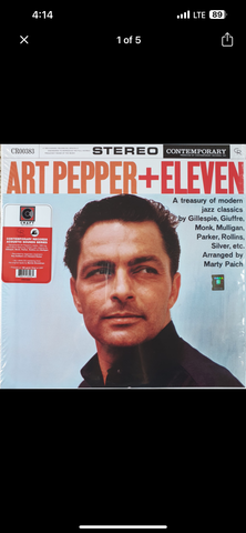 ART PEPPER - Art Pepper + Eleven "Modern Jazz Classics