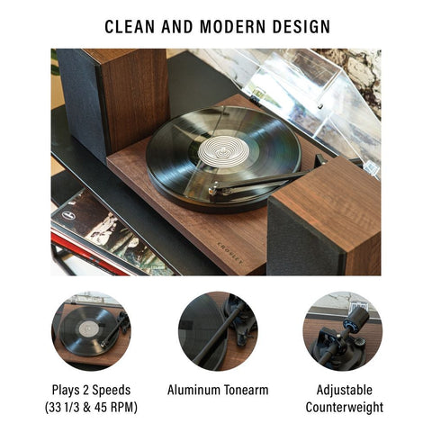 CROSLEY - C620 TURNTABLE & BLUETOOTH SPEAKER SYSTEM