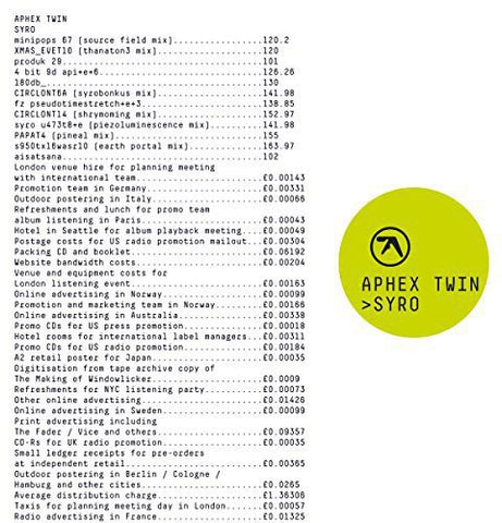 APHEX TWIN - SYRO