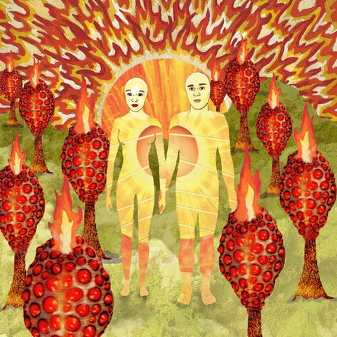 OF MONTREAL - THE SUNLANDIC TWINS ( COLORED VINYL, RED, ORANGE, GATEFOLD LP JACKET )