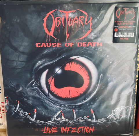 OBITUARY - CAUSE OF DEATH-LIVE INFECTION (RED VINYL)
